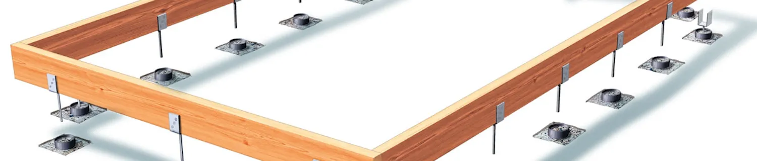 Punktfundament Punktfundament: Støbning af punktfundament